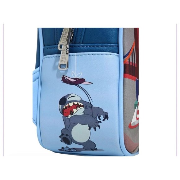 NWT Loungefly Disney Stitch Badness Terror San Francisco Backpack HTF main image 11